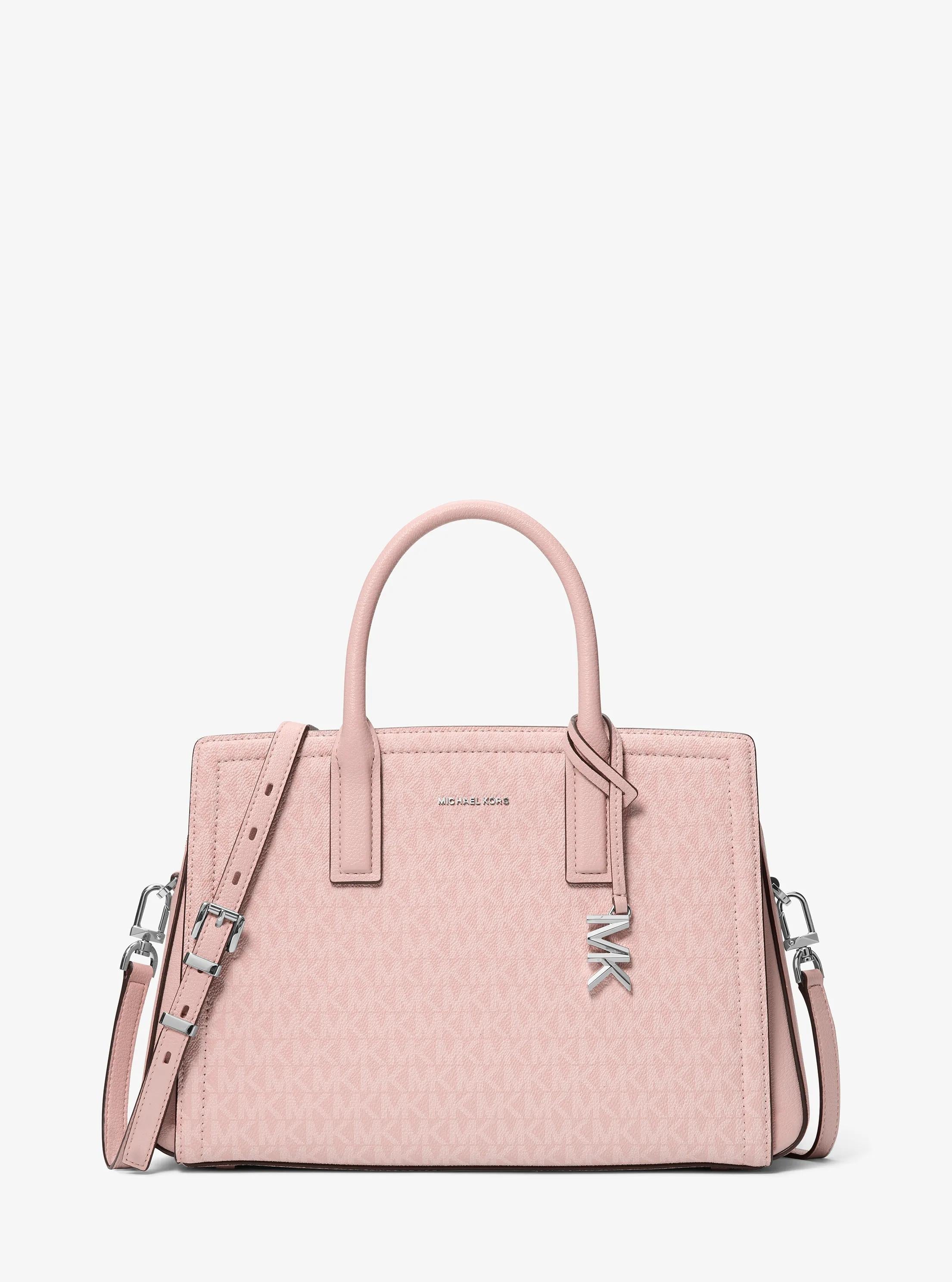 Laila Medium Signature Logo Satchel