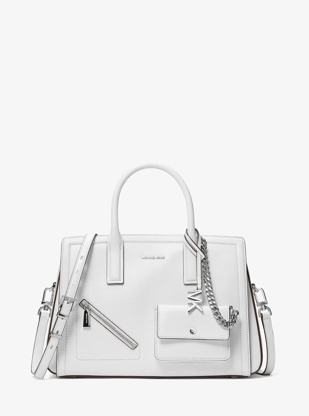 Laila Medium Leather Satchel with Card Case