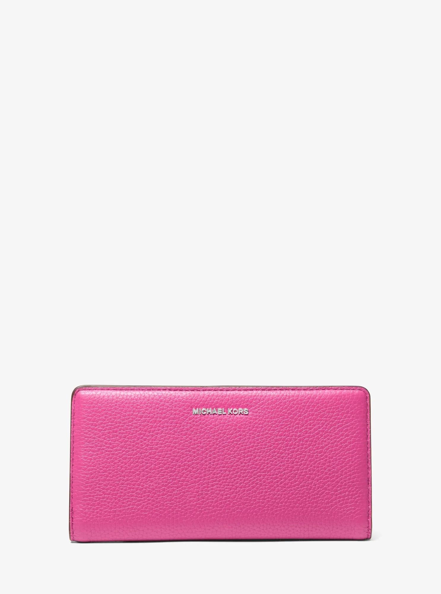 Bryant Large Pebbled Leather Snap-Front Wallet