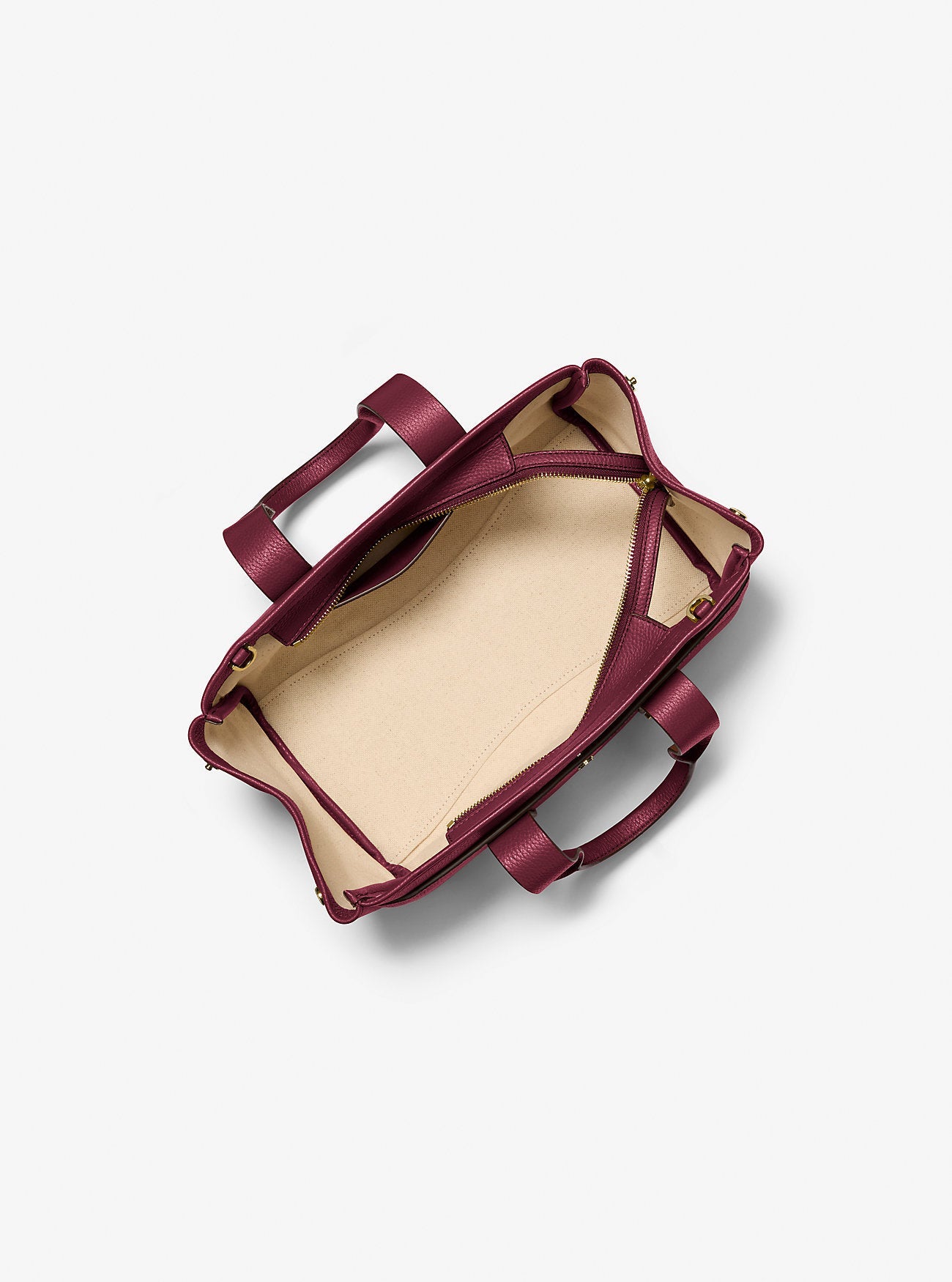Romee Small Pebbled Leather Satchel