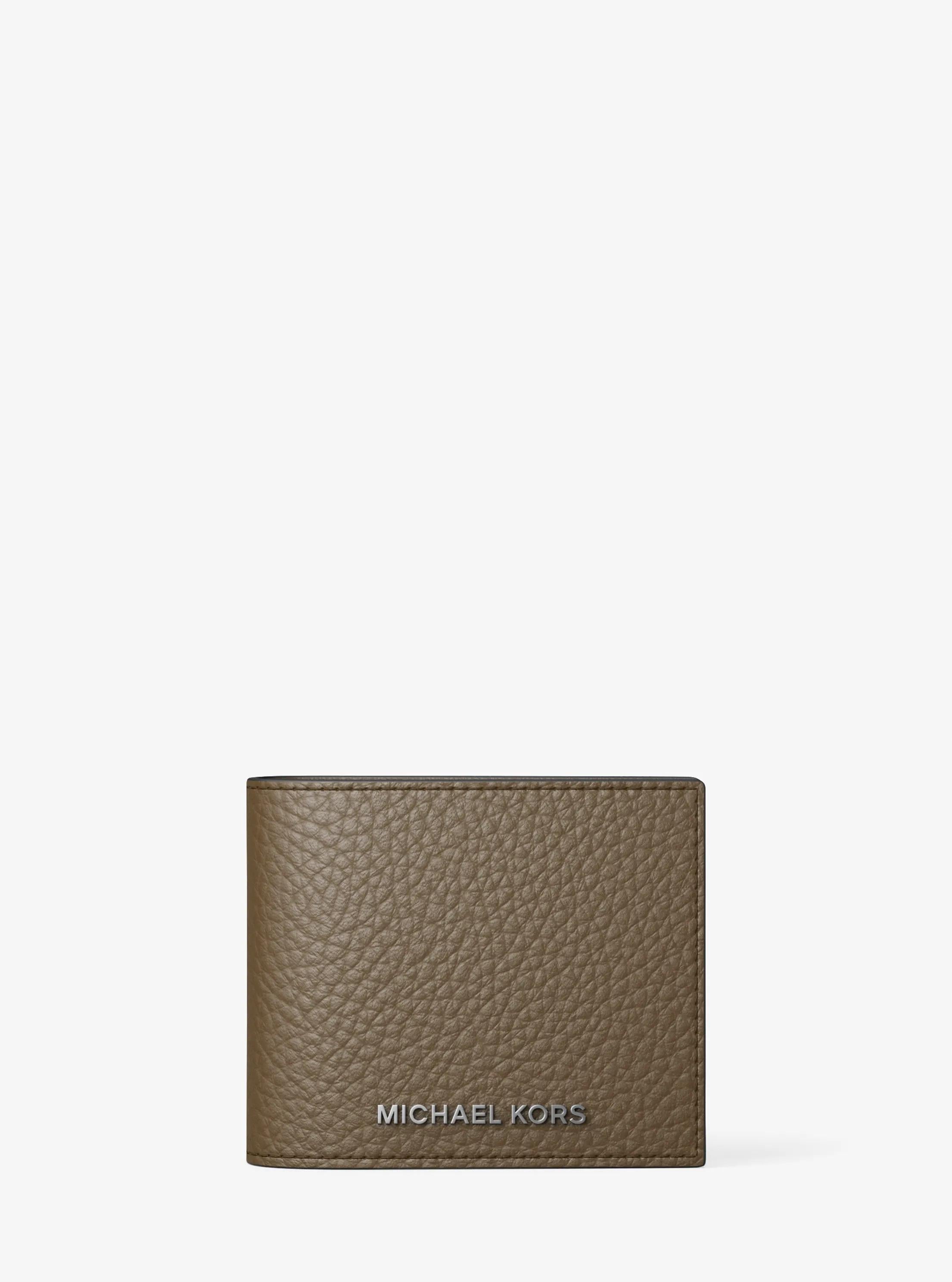 Hudson Pebbled Leather Billfold Wallet