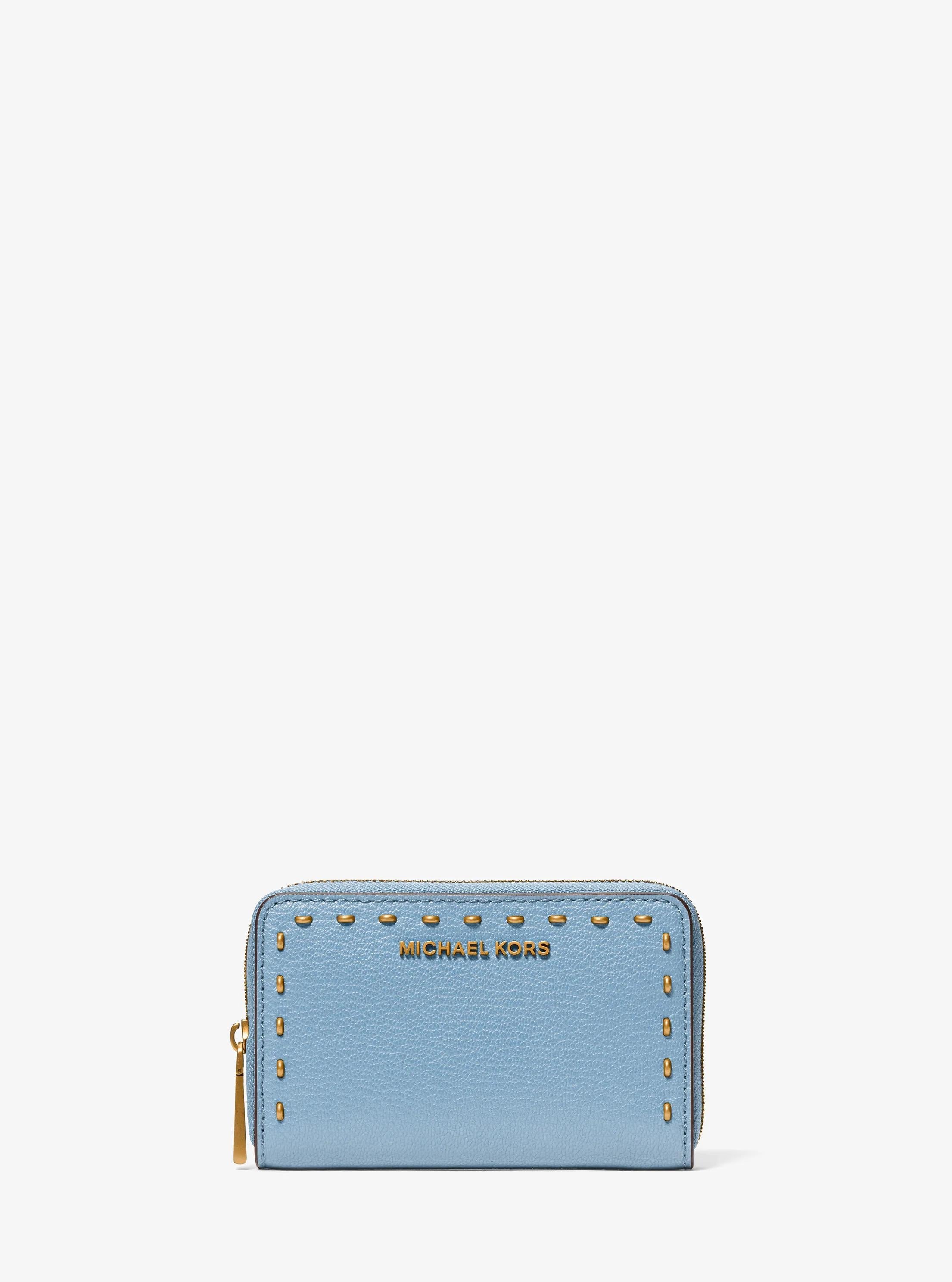 Small Studded Leather Wallet