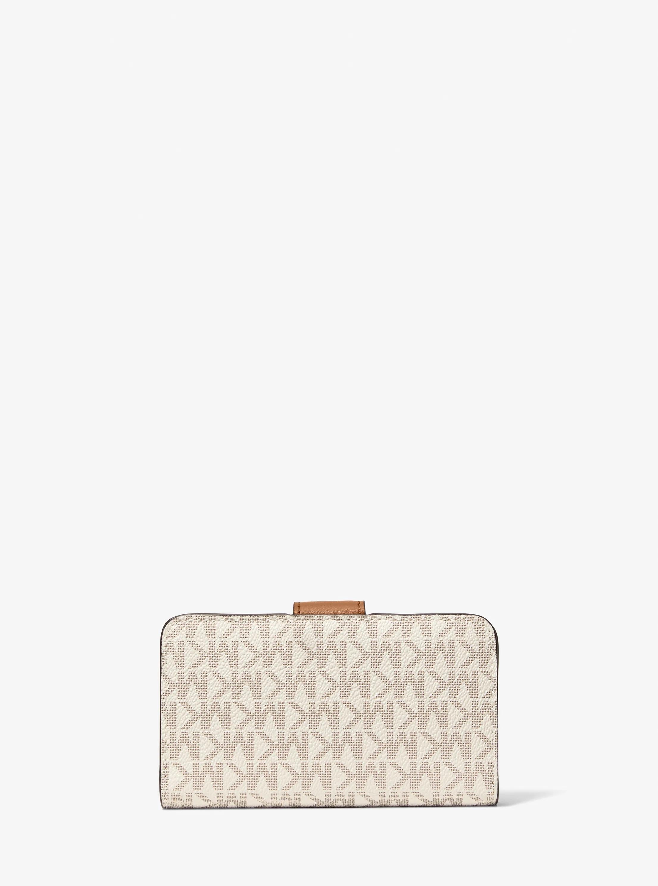MK Pop Charm Medium Signature Logo Wallet