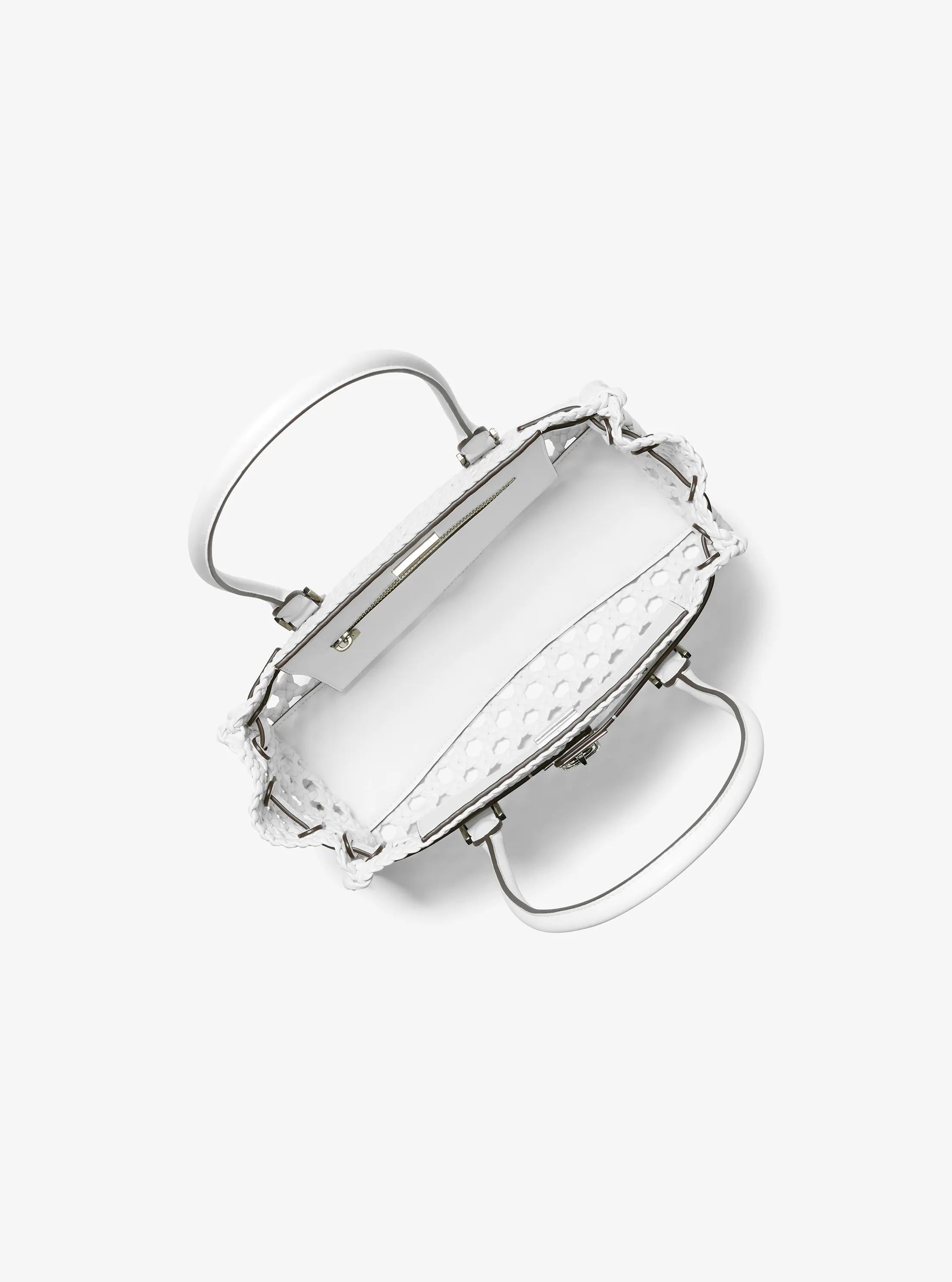 Hamilton Moderne Small Hand-Woven Satchel