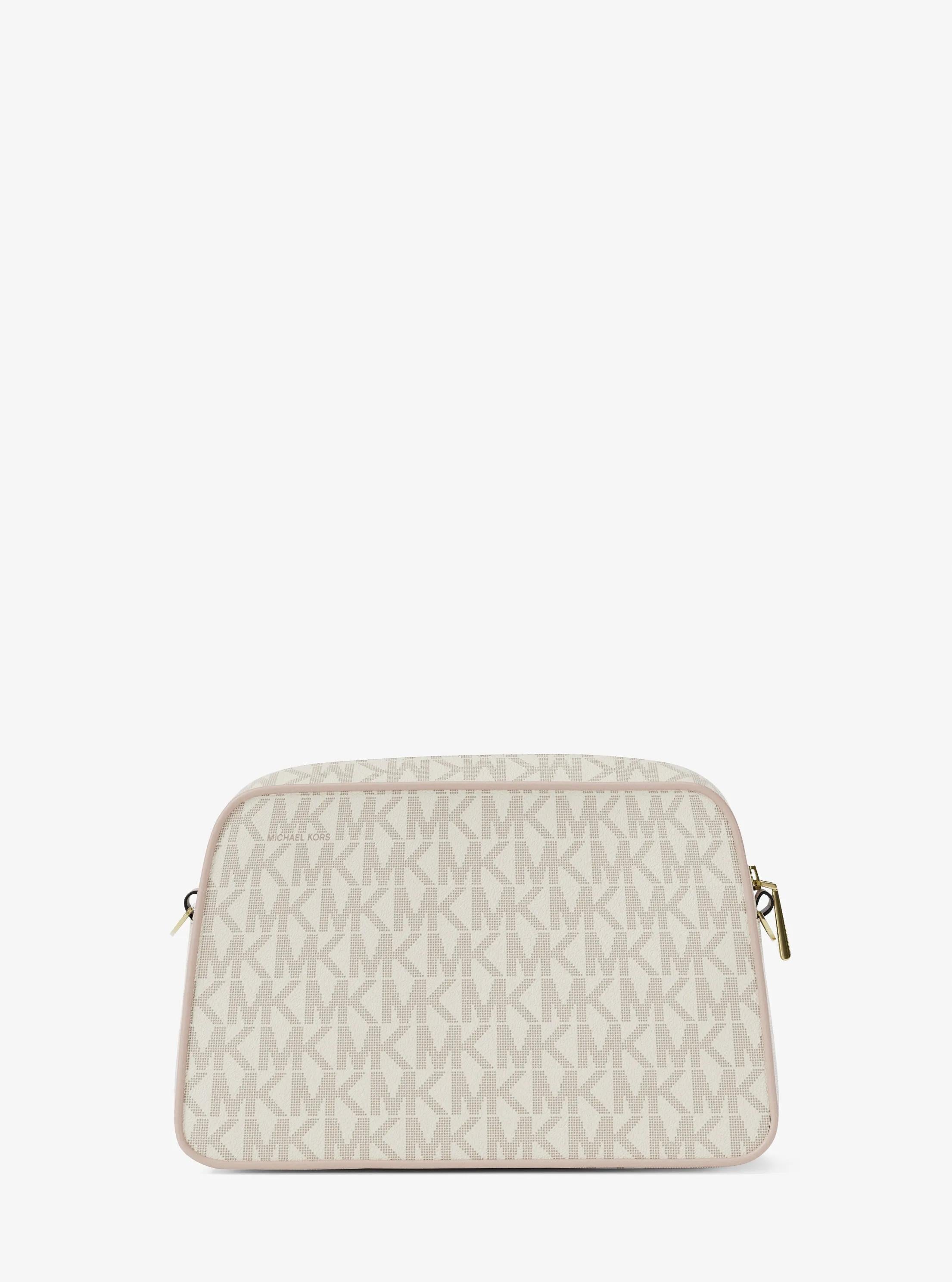 Jet Set Small Signature Logo Camera Crossbody Bag